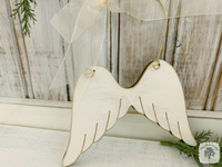 Angel Wings Ornament - Personalized Lost Loved One Ornament, In Loving Memory Gift