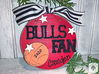 Bulls Fan Ornament - Personalized Chicago Bulls Ornament