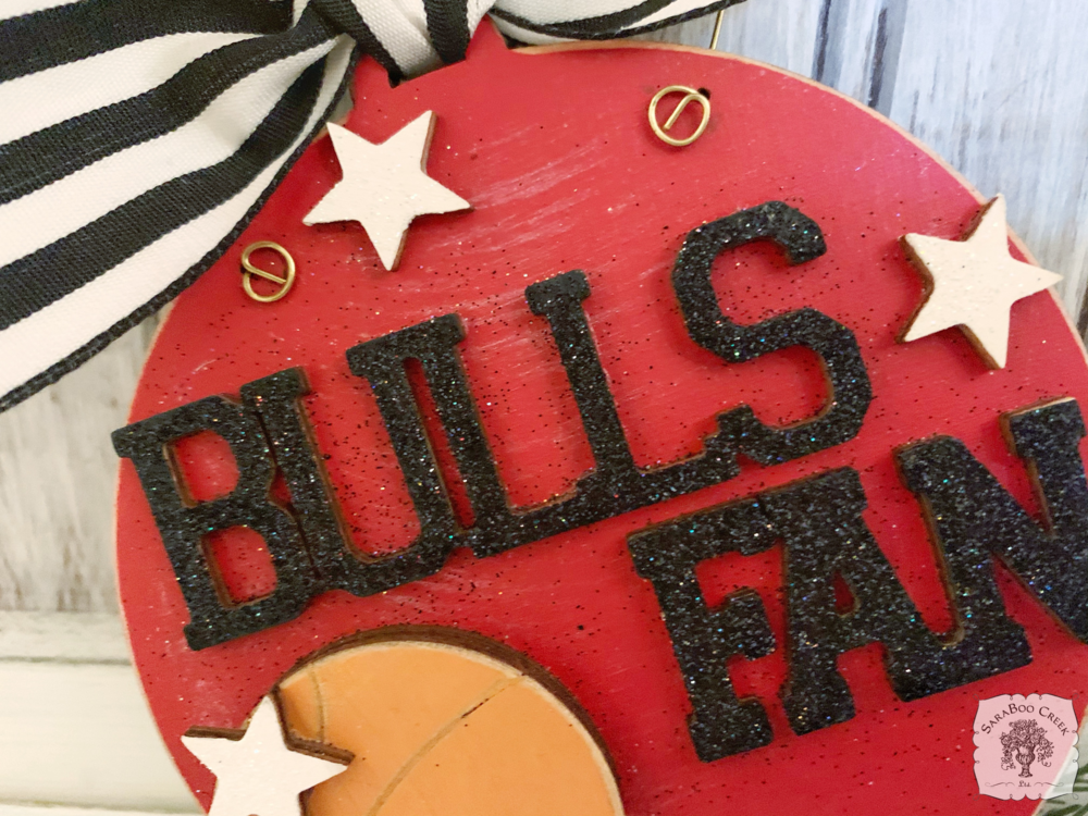 Bulls Fan Ornament - Personalized Chicago Bulls Ornament