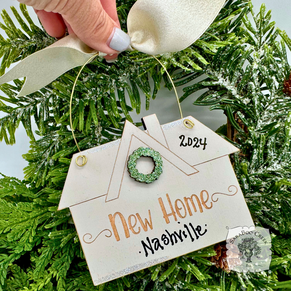 New Home Ornament - Personalized Gift for New Homeowners