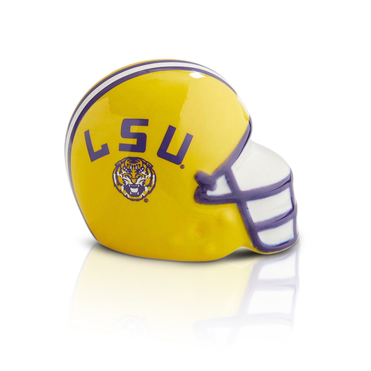 Nora Fleming Louisiana State University Helmet Mini