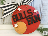 Bulls Fan Ornament - Personalized Chicago Bulls Ornament