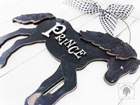 Horse Plaque - 12" Personalizable Horse Sign