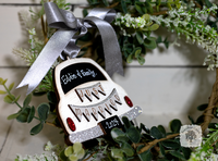 Just Married Car Wedding Ornament - Personalized First Christmas Married Gift