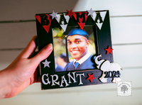 Graduation School Frame Gift - Personalized with Name and School Colors