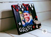 Graduation School Frame Gift - Personalized with Name and School Colors