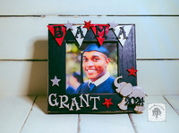 Graduation School Frame Gift - Personalized with Name and School Colors