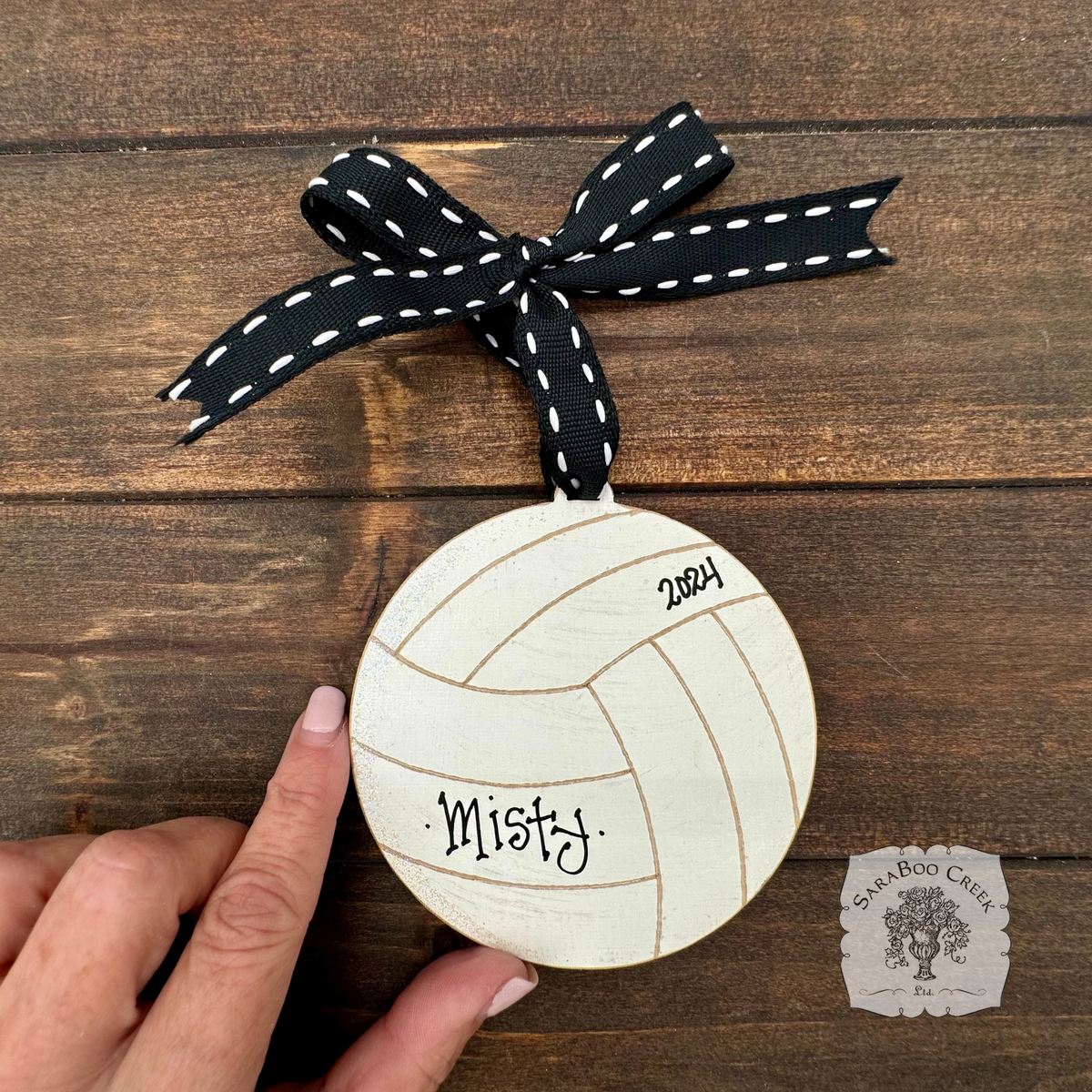 Volleyball Ornament - Personalized Volleyball Player Gift