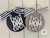 Dad Ornament for the Best Dad Ever - Personalized Dad Gift