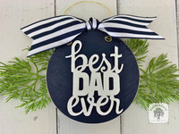 Dad Ornament for the Best Dad Ever - Personalized Dad Gift