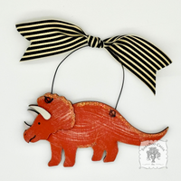 Triceratops Dinosaur Ornament