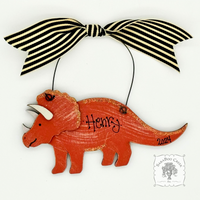 Triceratops Dinosaur Ornament