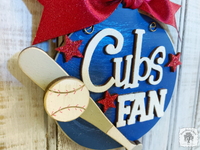 Cubs Fan Ornament - Personalized Chicago Cubs Fan Gift