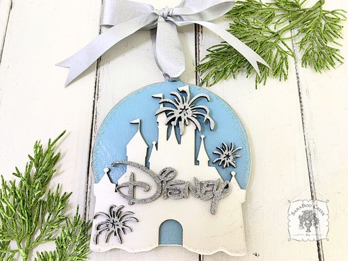 Disney Castle Ornament - Personalized Disney Lover Gift