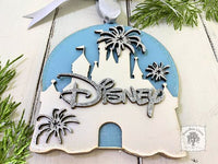 Disney Castle Ornament - Personalized Disney Lover Gift