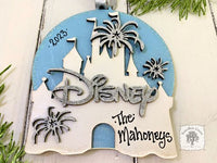 Disney Castle Ornament - Personalized Disney Lover Gift