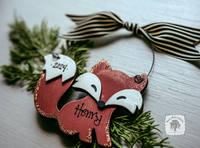 Fox Ornament - Cute Personalized Fox Gift