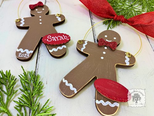 Gingerbread Ornament - Personalized Gingerbread Boy or Girl