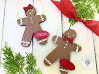 Gingerbread Ornament - Personalized Gingerbread Boy or Girl