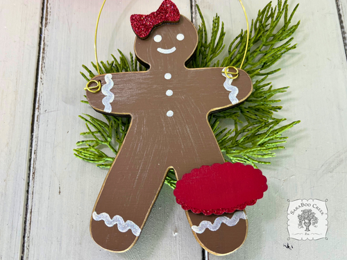 Gingerbread Ornament - Personalized Gingerbread Boy or Girl