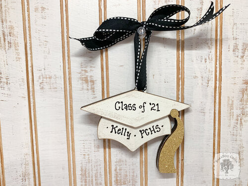 Graduation Ornament - Personalized Graduation Cap