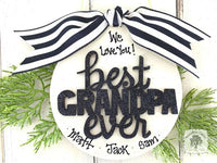 Grandpa Ornament - Personalized Best Grandpa Ever Gift