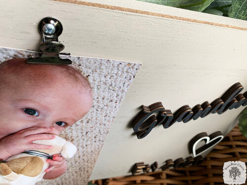 Grandparent Frame for New Baby - Personalize with Grandma, Mimi, Gigi, Etc. or Any Custom Name