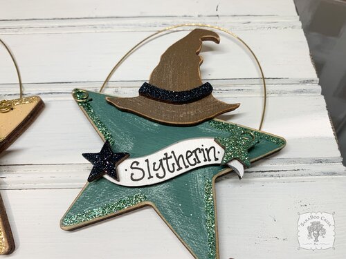 Harry Potter Sorting Hat Ornament - Hogwarts House Colors; Personalized