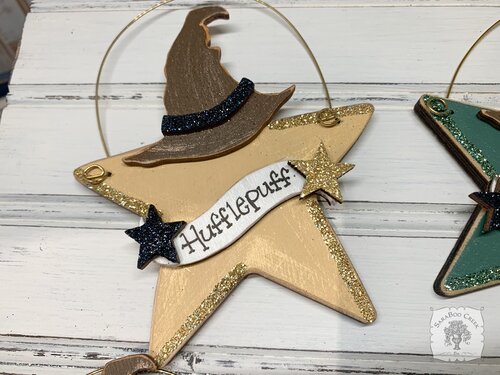 Harry Potter Sorting Hat Ornament - Hogwarts House Colors; Personalized