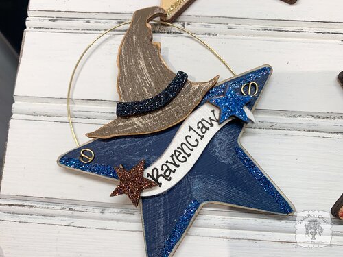 Harry Potter Sorting Hat Ornament - Hogwarts House Colors; Personalized