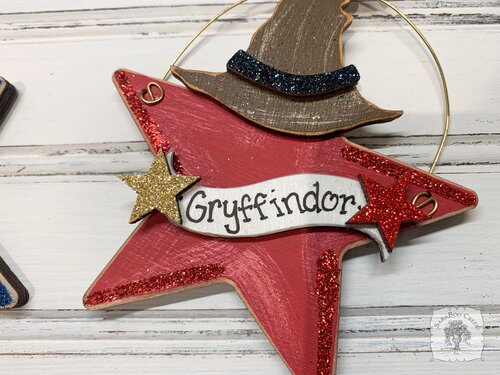 Harry Potter Sorting Hat Ornament - Hogwarts House Colors; Personalized