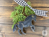 Horse Ornament - Personalized Horse Gift in 5 Colors