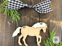 Horse Ornament - Personalized Horse Gift in 5 Colors