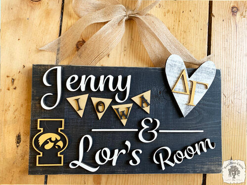 College / University Dorm Room Sign - University of South Florida