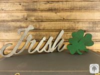 Rustic Word Irish & Shamrock