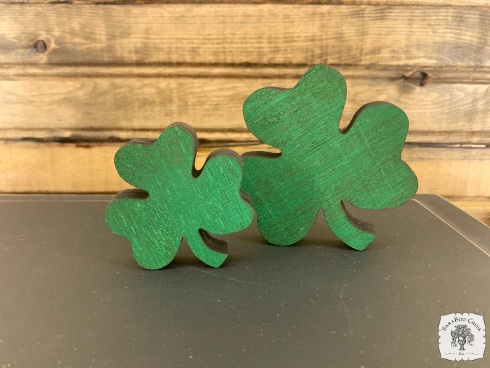 Rustic Word Irish & Shamrock