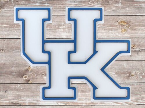 College / University School Sign - University of Kentucky Logo Only; Handmade Wood