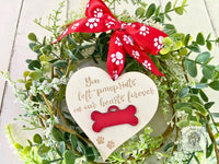 Lost Dog Memorial Ornament - Personalized Dog Remembrance Keepsake