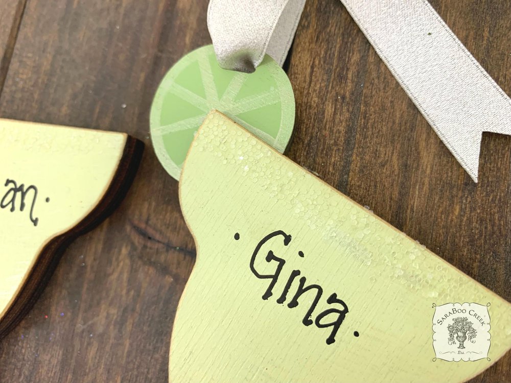 Margarita Ornament - Personalized Cocktail Gift