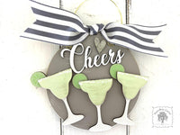 Margarita Disc Ornament - Personalized with 2 or 3 Margaritas for Girlfriends, Friends, Sisters, Family or Cheers Ornament