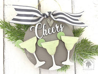 Margarita Disc Ornament - Personalized with 2 or 3 Margaritas for Girlfriends, Friends, Sisters, Family or Cheers Ornament