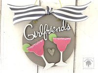 Margarita Disc Ornament - Personalized with 2 or 3 Margaritas for Girlfriends, Friends, Sisters, Family or Cheers Ornament