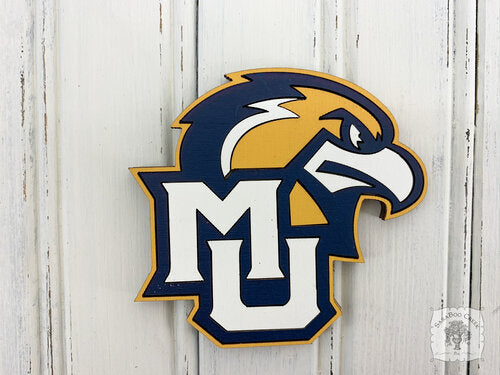 College / University School Sign - Marquette University Logo Only; Handmade Wood