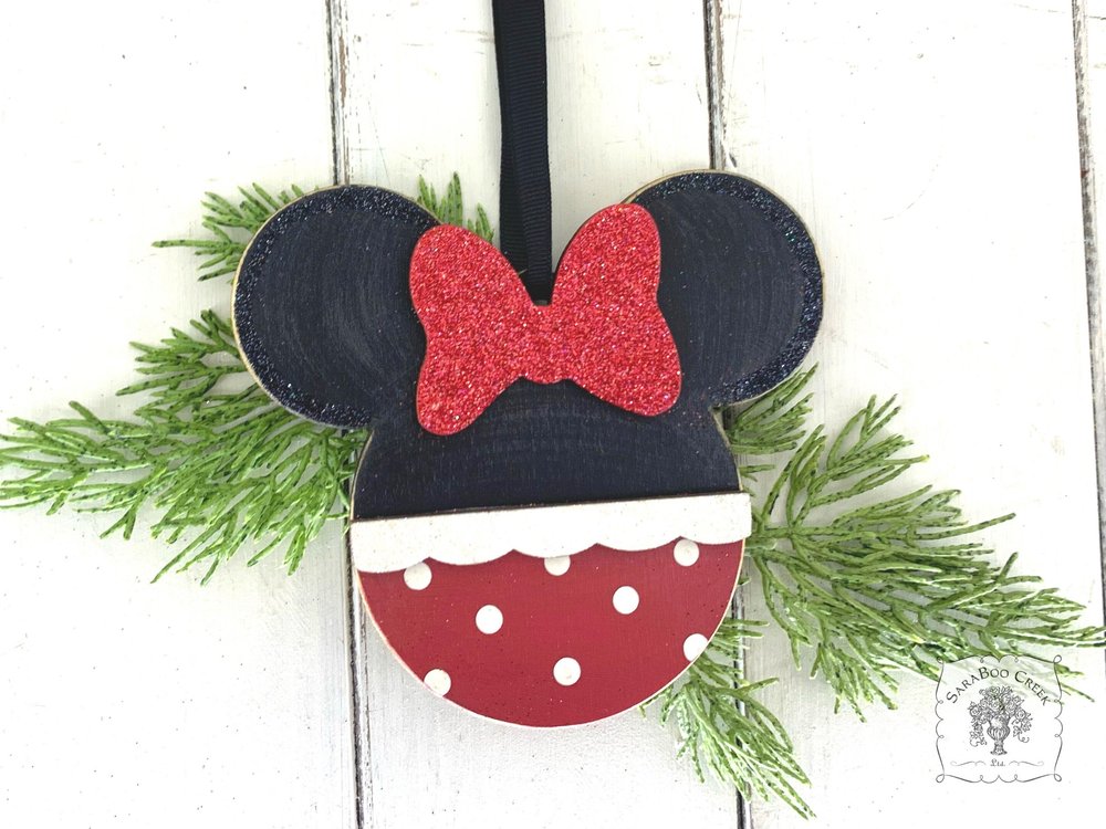 Minnie Mouse Ornament - Personalized Disney Gift