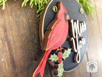 Miss You Cardinal Ornament - Personalized Memorial Ornament