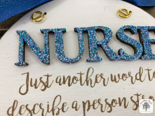 Nurse Ornament - Nurse Gift with Engraved Sentiment