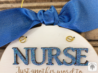 Nurse Ornament - Nurse Gift with Engraved Sentiment