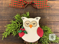 Owl Ornament - Personalized Woodland Christmas Gift