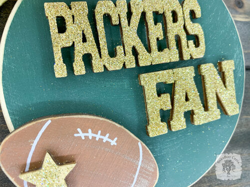 Packers Fan Ornament - Personalized Green Bay Packer Gift