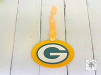 Green Bay Packers Logo Ornament - Personalizable Packers Football Team Fan Gift